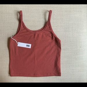 ARQ Crop Tank in Rose Quartz NWT